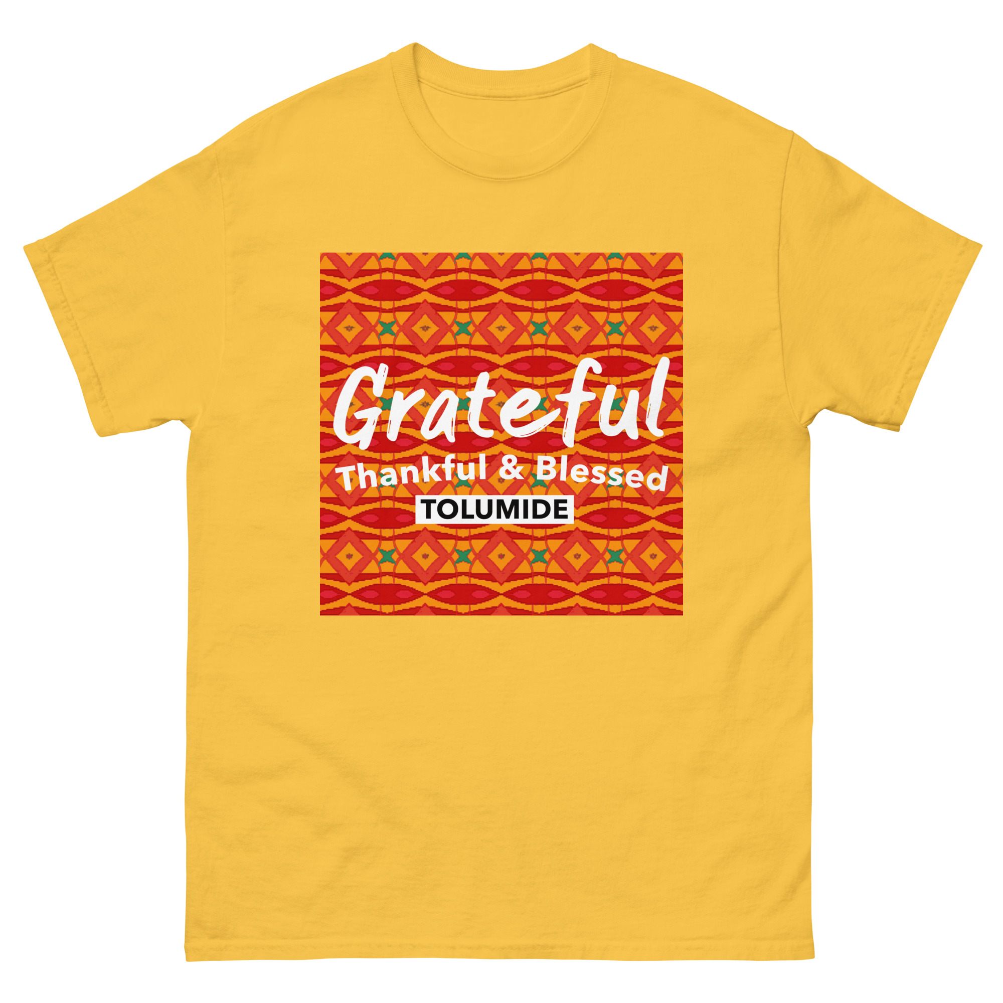 Grateful Ankara Tshirt - Image 2
